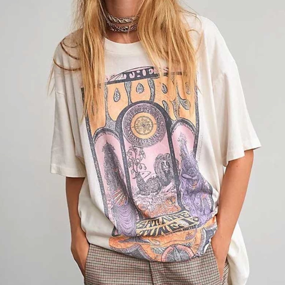black the doors band concert graphic tee rock - Picture 3 of 10
